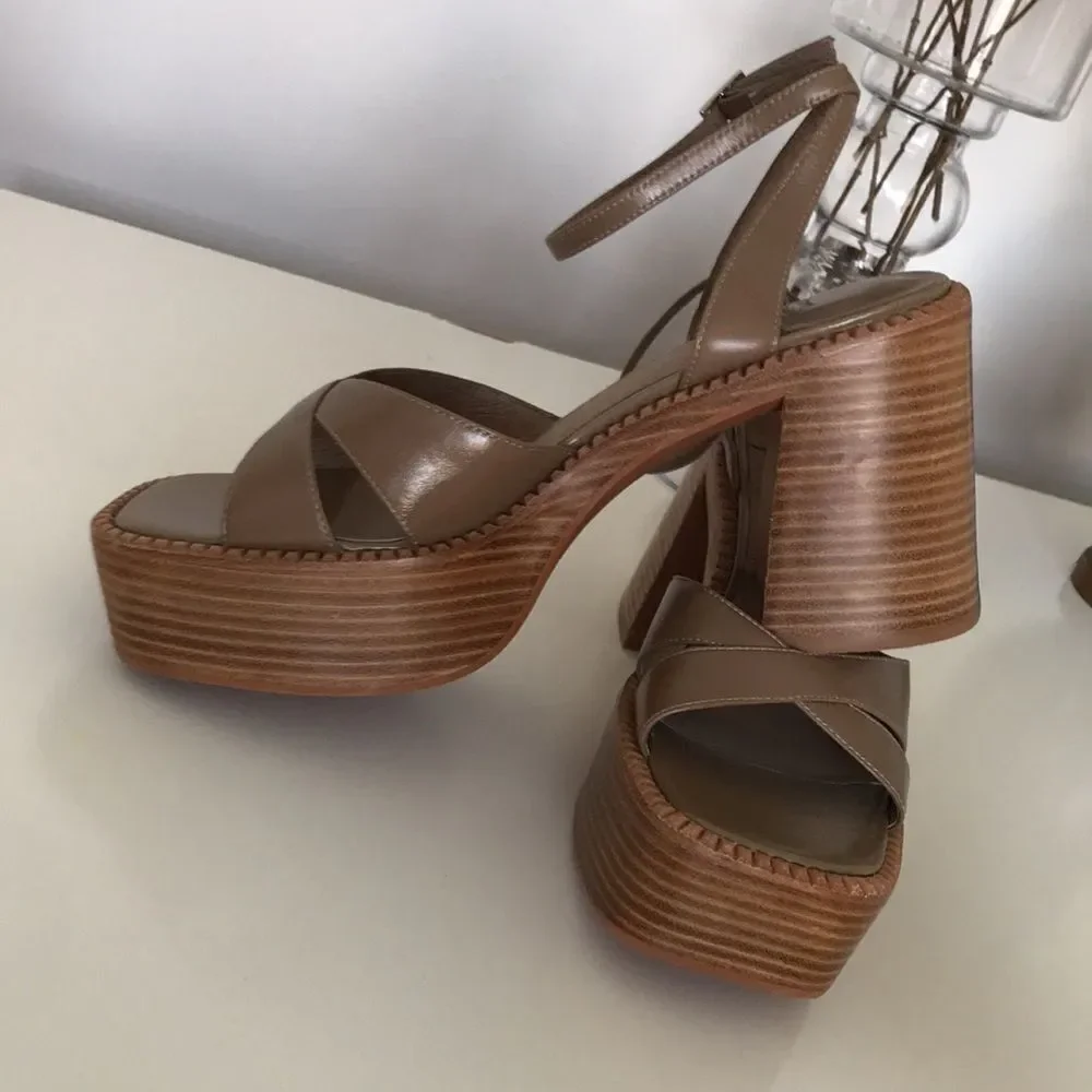 Free People x Jeffrey Campbell Naomi Platform Heels size 10